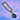 Blueberry Gem Handle Charm