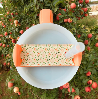 Striped Nectarine Tumbler Tag