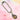 Pale Pink Gem Handle Charm