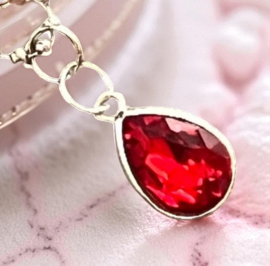 Red Gem Handle Charm
