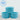 Basketweave Teal Boot