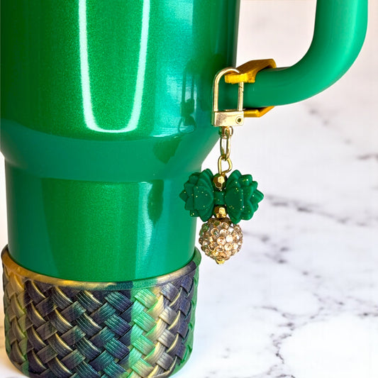 Gracie Mini Bauble - Forest Green
