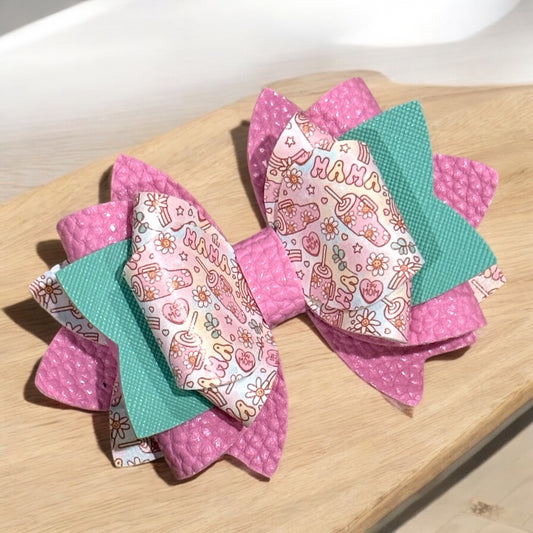 Mama's Happy Place 2.0 Print Bow