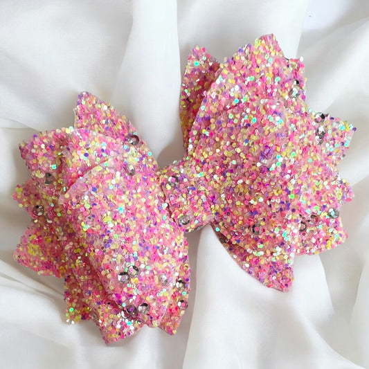 OG Bubblegum Pink Sequin Bow