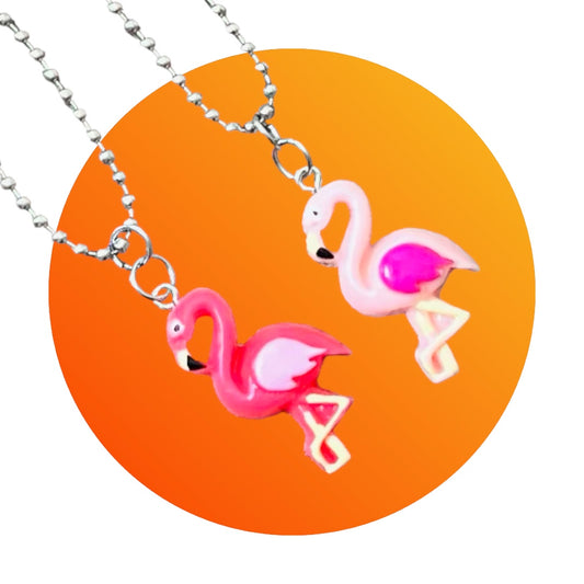 3D Flamingo Handle Charm