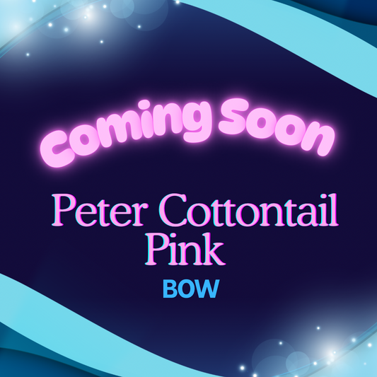 Peter Cottontail Pink Bow