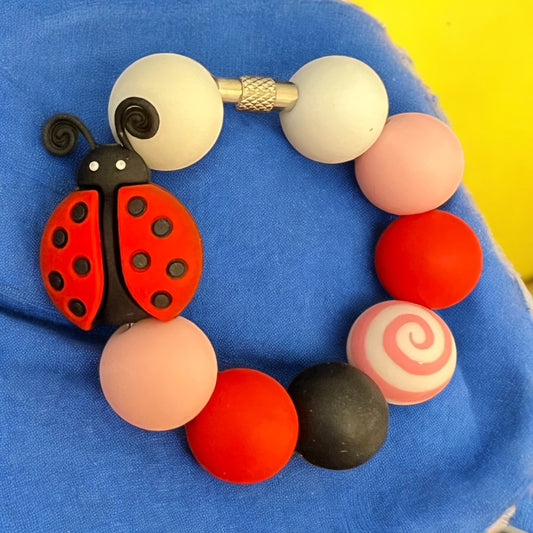 Ladybug Handle Bracelet