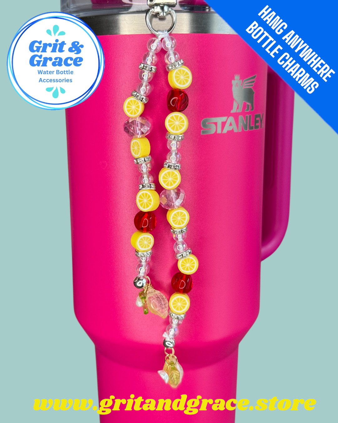 Hang Anywhere Amalfi Lemons Bottle Charm