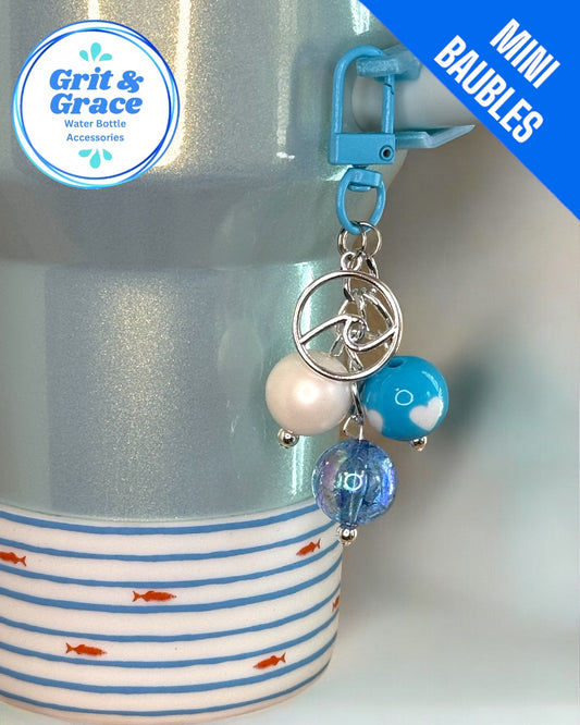 Ocean Wave Mini Straw Bauble