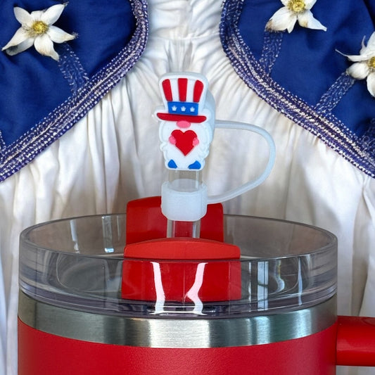 Uncle Sam USA Straw Topper