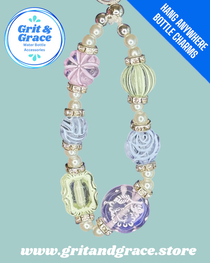 Hang Anywhere Multicolor Stained Glass Bottle Charm