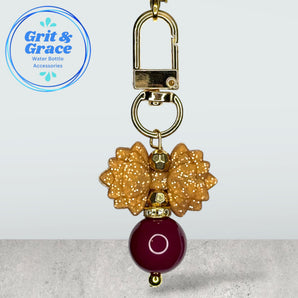 Mini Gracie Pop Dangles - Copper Magnolia Maroon