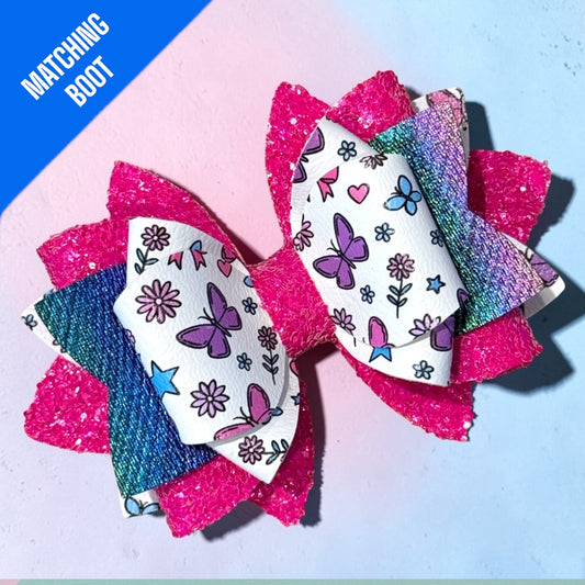 Camellia Flutter Garden Bow