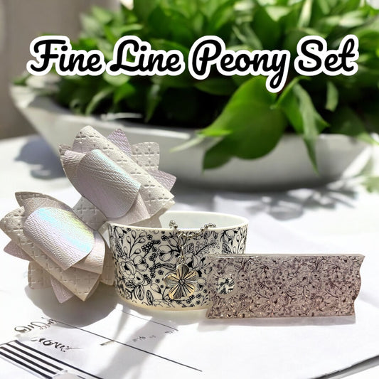 Fine Line Peony Set