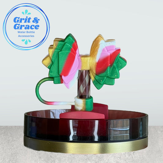 Gracie Christmas Morning Straw Topper