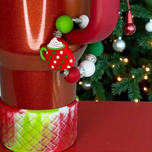 Peppermint Cocoa Handle Bracelet