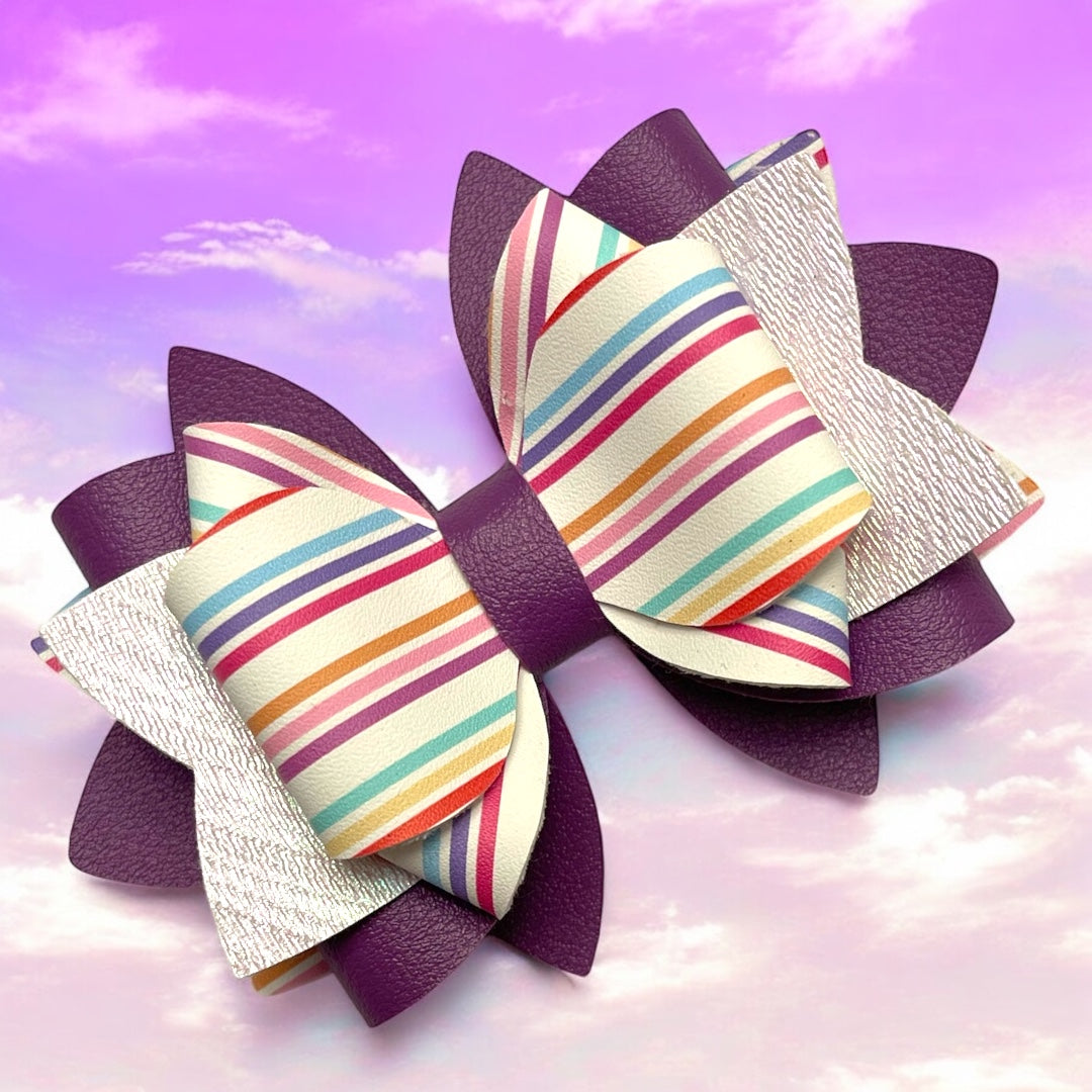 Primrose Stripe Bow