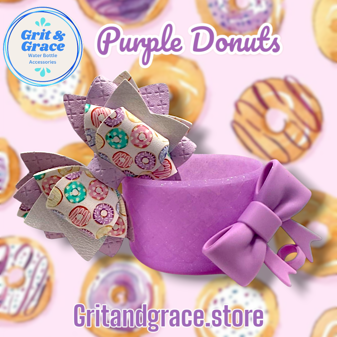 Purple Donuts Set