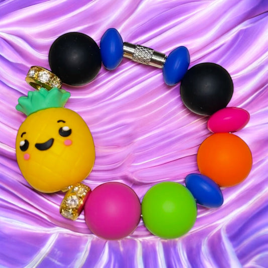Neon Pineapple Handle Bracelet