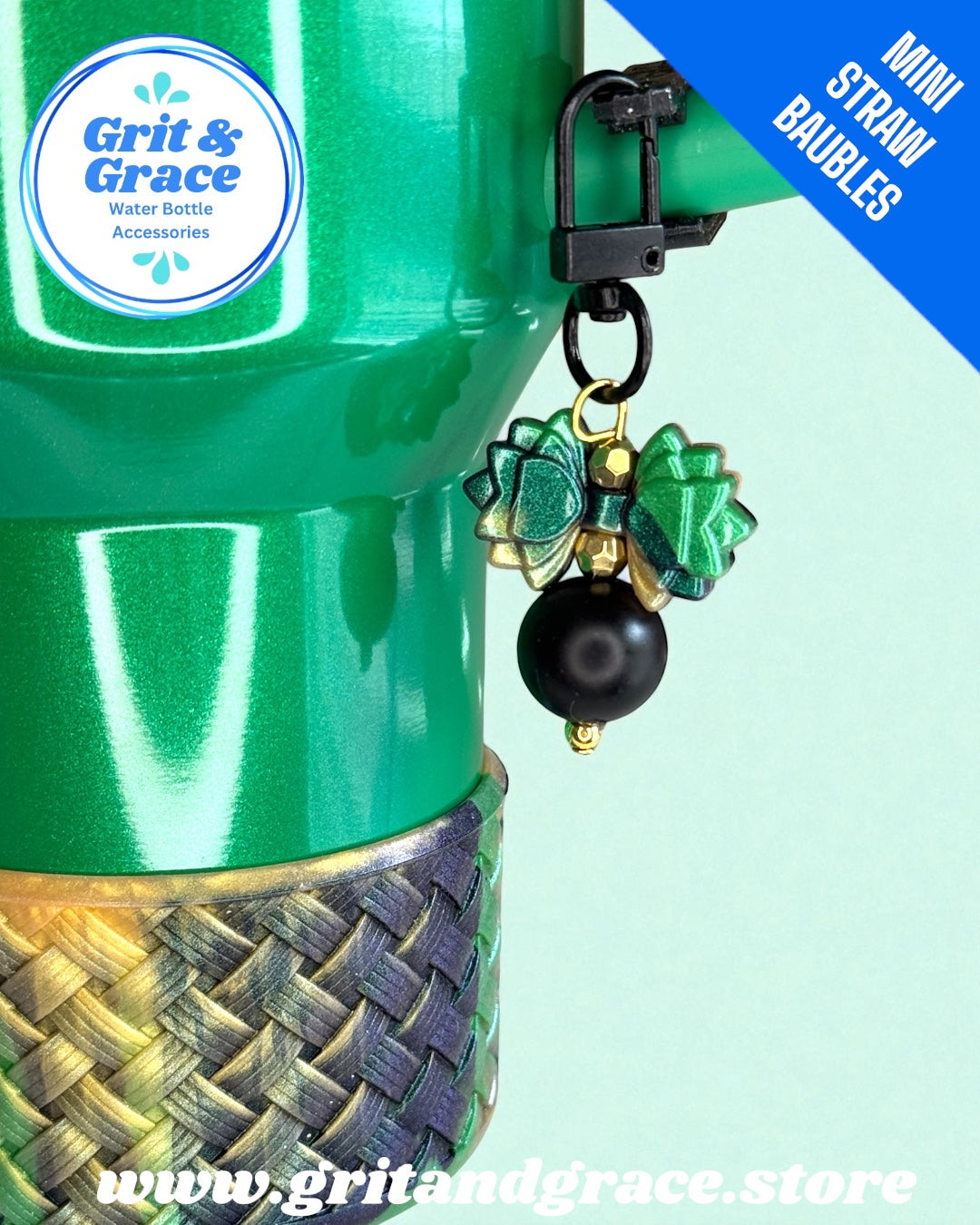 Gracie Mini Straw Bauble- Elphaba 2.0