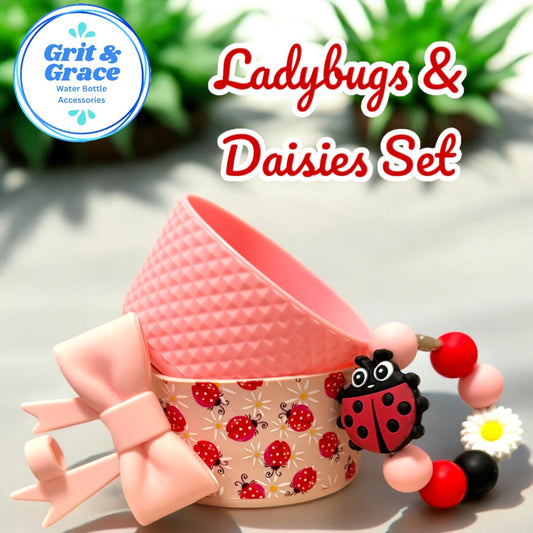 Ladybugs & Daisies Set