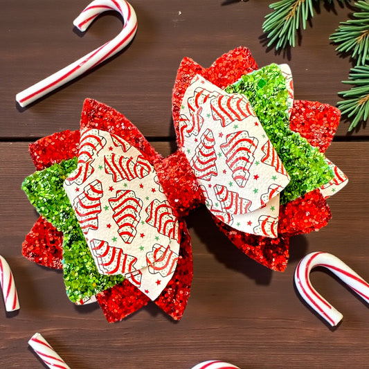 Christmas Cakes Bow