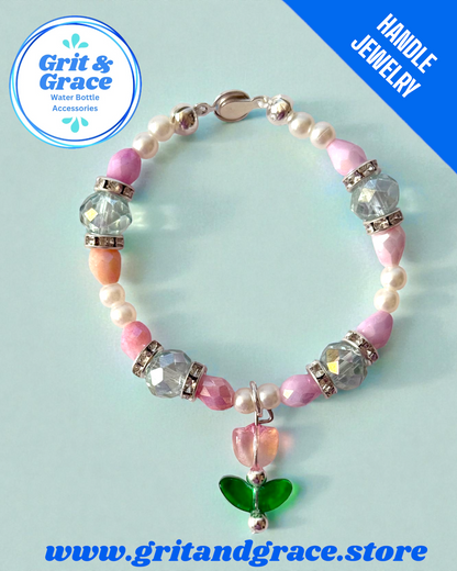 Tumbler Handle Jewelry - Spring Tulip