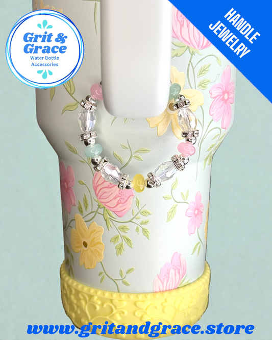 Tumbler Handle Jewelry - Spring Blossom