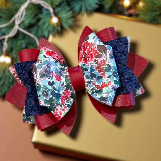Holly Berries Bow