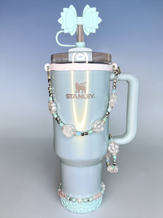 Heart Scroll Blueberry Milk Shorty Boot