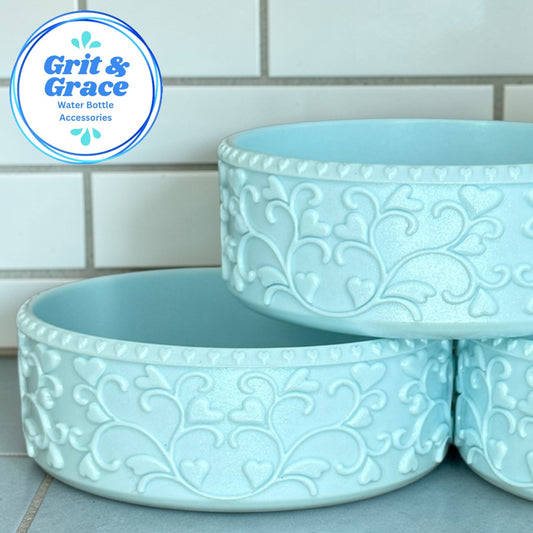 Heart Scroll Blueberry Milk Shorty Boot