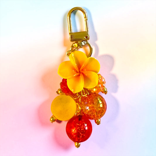 Karol Hibiscus Mini Straw Bauble