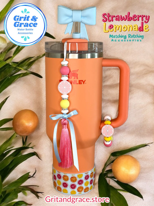 Strawberry Lemonade Flip Lid Dangle