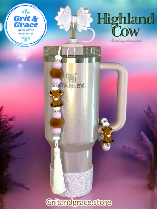 Highland Cow Flip Lid Dangle