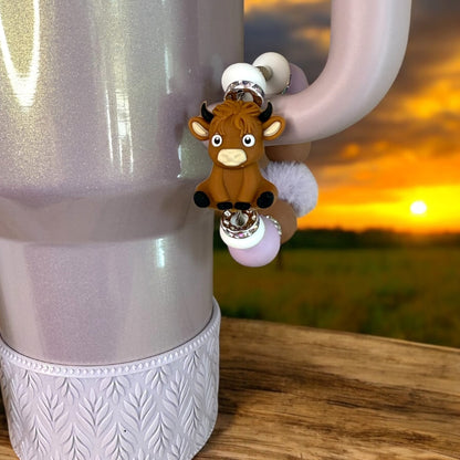 Highland Cow Aster Handle Bracelet