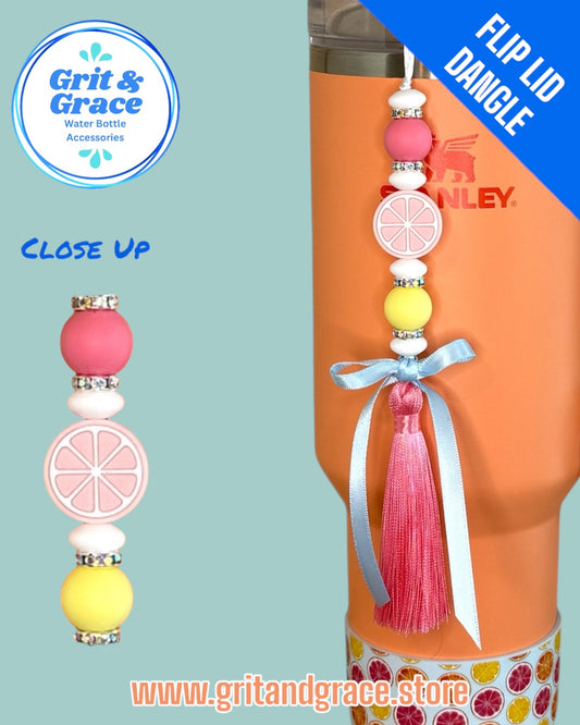 Strawberry Lemonade Flip Lid Dangle