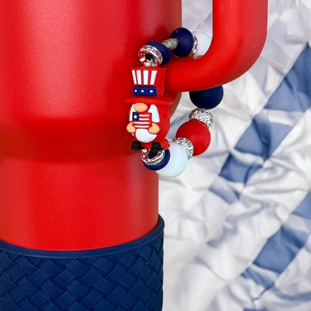 Red Uncle Sam Handle Bracelet