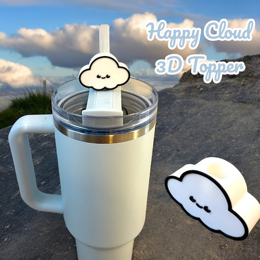Happy Cloud 3D Topper