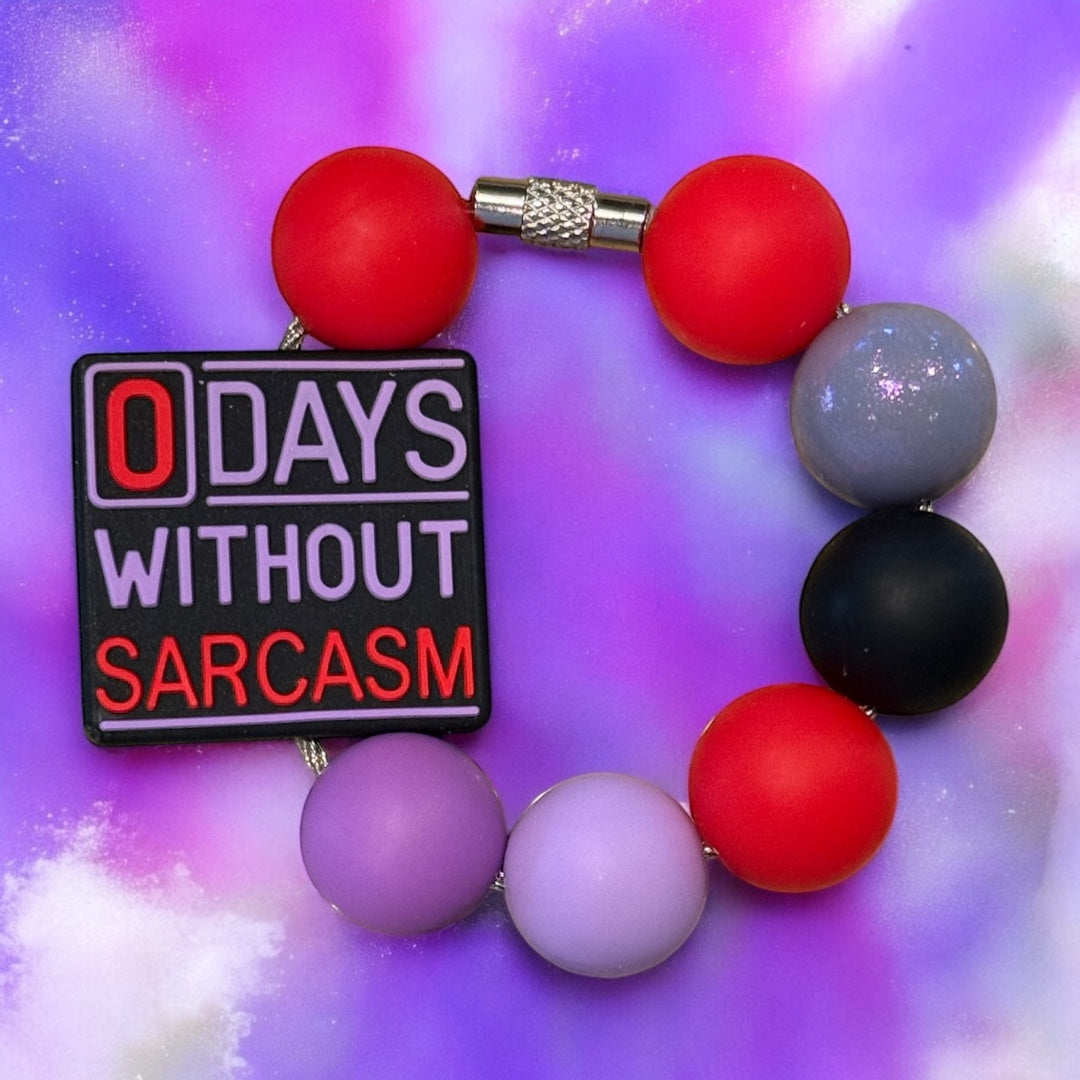 O Days Without Sarcasm Handle Bracelet