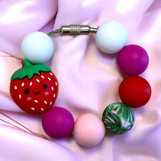 Friendy Strawberry Handle Bracelet