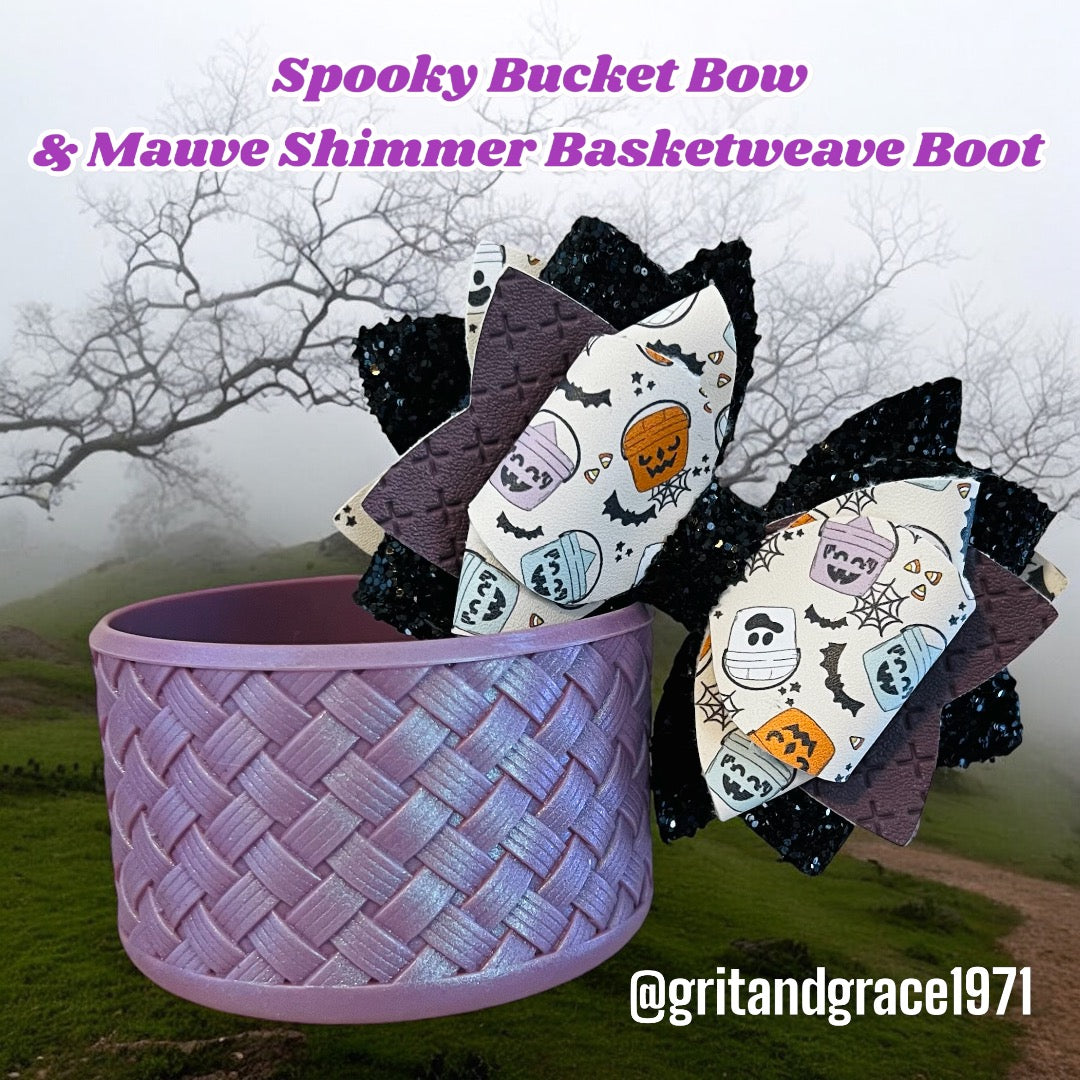 Luxe Spooky Bucket Bow