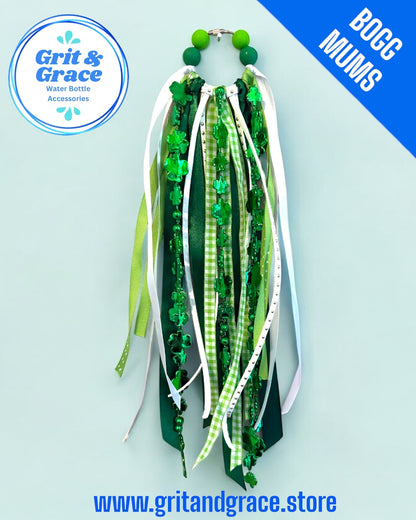 St. Patty's Day Bag Mum Tassel