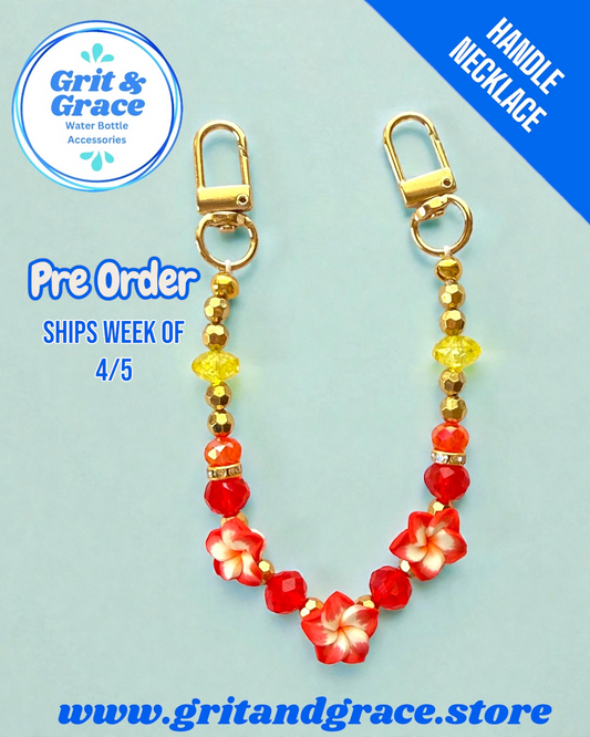 Tumbler Necklace Jewelry - Karol Hibiscus