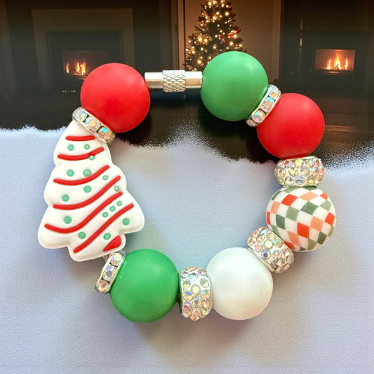 Tree Christmas Cakes Handle Bracelet
