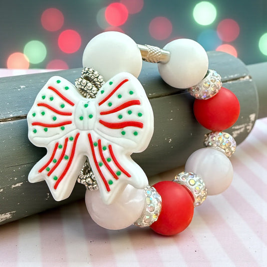Bow Christmas Cakes Handle Bracelet