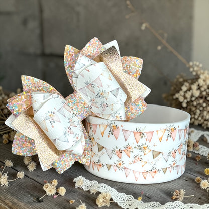 Boho Bunting Banners (White) Boot