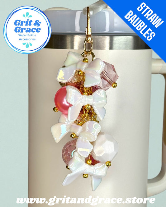 Pink Icicle #21 Straw Bauble