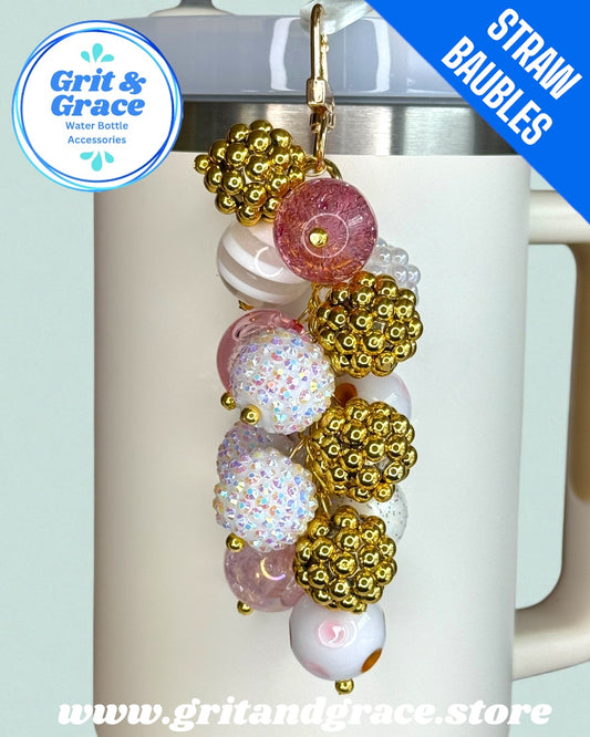 Pink Icicle #23 Straw Bauble