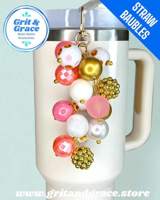 Pink Icicle #26 Straw Bauble