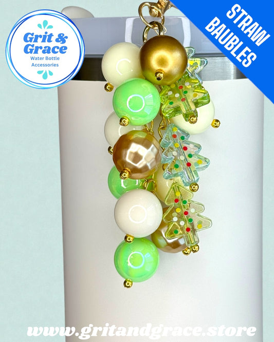 Mint Icicle #7 Straw Bauble